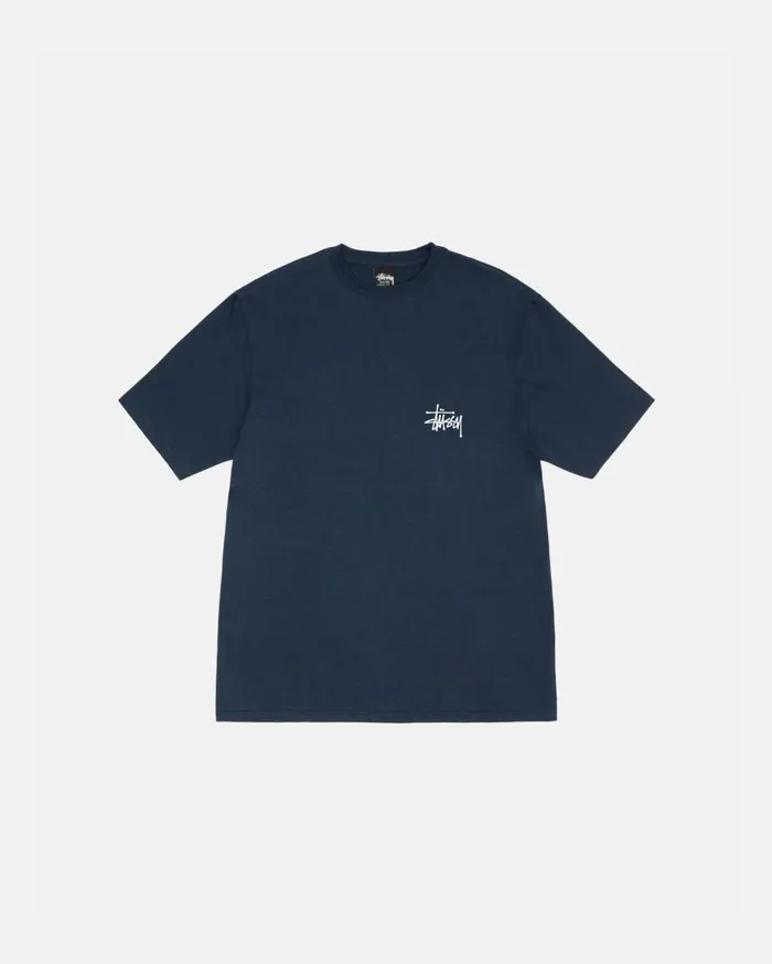 Stussy Tees BASIC STSSY TEE Navy 8211 MenWomen