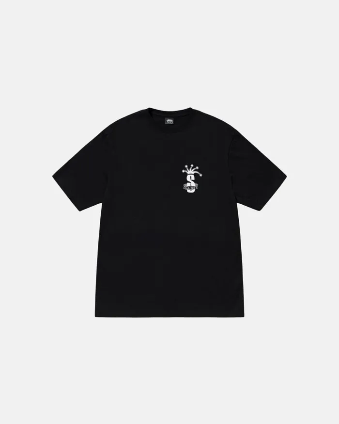 Stussy Tees CROWN BAND TEE Black 8211 MenWomen