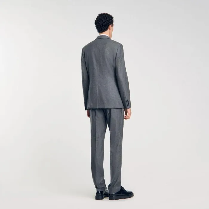 Suits and Blazers Men SANDRO Suit Jacket Grey