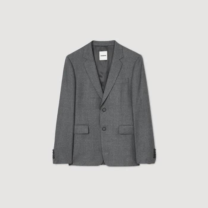 Suits and Blazers Men SANDRO Suit Jacket Grey