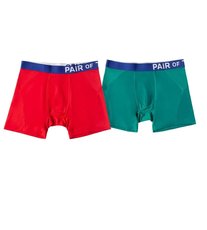 Supercool Boxer Briefs Red Green Underwear 2 Pack Men Pair Of Thieves Boxer Briefs