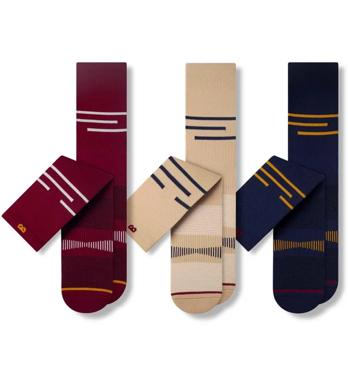 Supercool Cushion Crew Navy Grey Socks 3 Pack Men Pair Of Thieves Crew