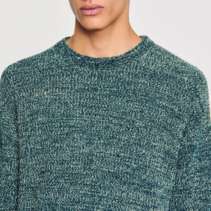 Sweaters and Cardigans Men SANDRO Chenille Jumper Super Green Sweaters and Cardigans Men SANDRO Chenille Jumper Super Green