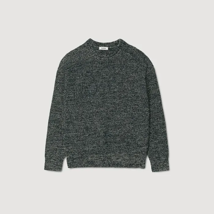 Sweaters and Cardigans Men SANDRO Chenille Jumper Super Green Sweaters and Cardigans Men SANDRO Chenille Jumper Super Green