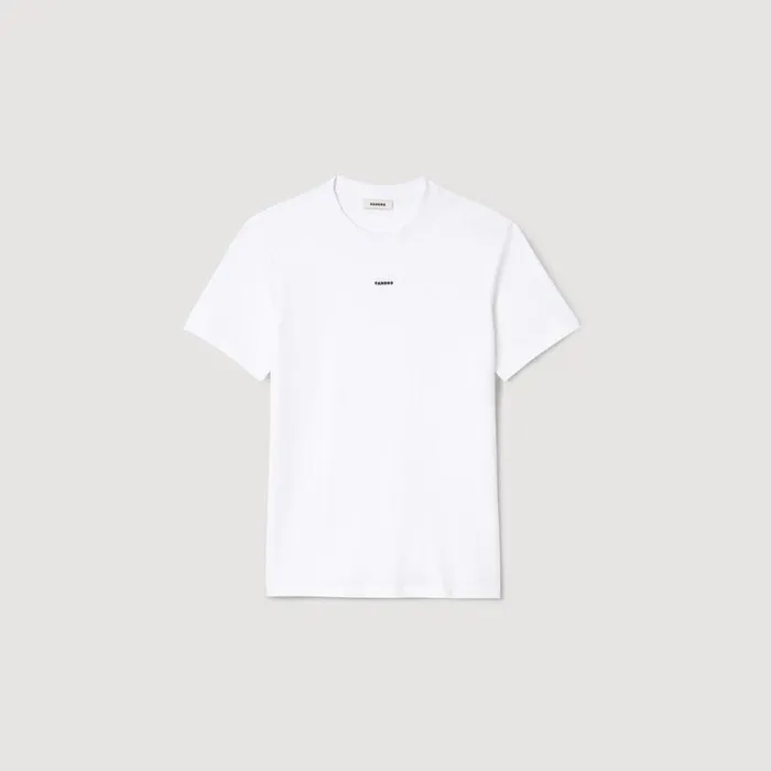 Tshirts and Polos Men SANDRO Shortsleeved Tshirt White