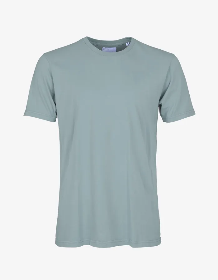 TShirts Colorfulstandard Men Classic Organic Tee 8211 Steel Blue