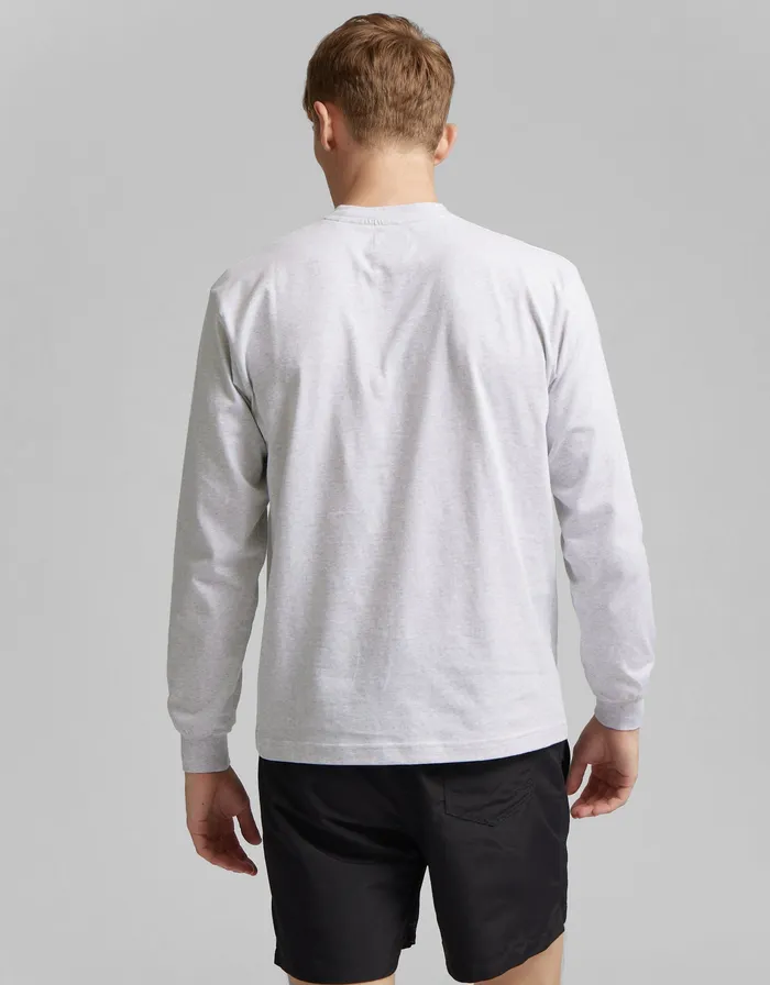 TShirts Colorfulstandard Men Oversized Organic LS TShirt 8211 Marine Blue