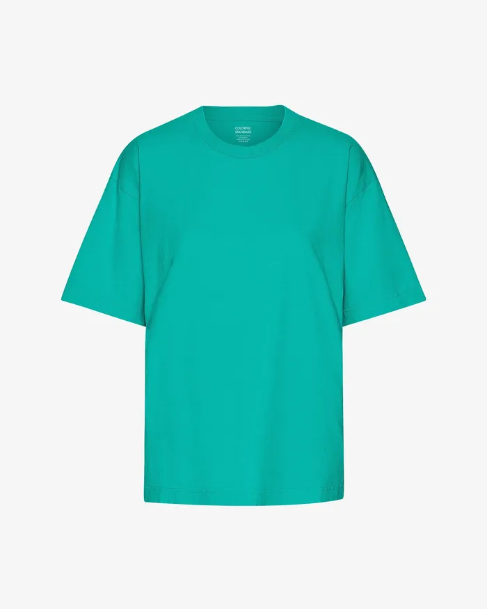 TShirts Colorfulstandard Women Oversized Organic TShirt 8211 Tropical Sea