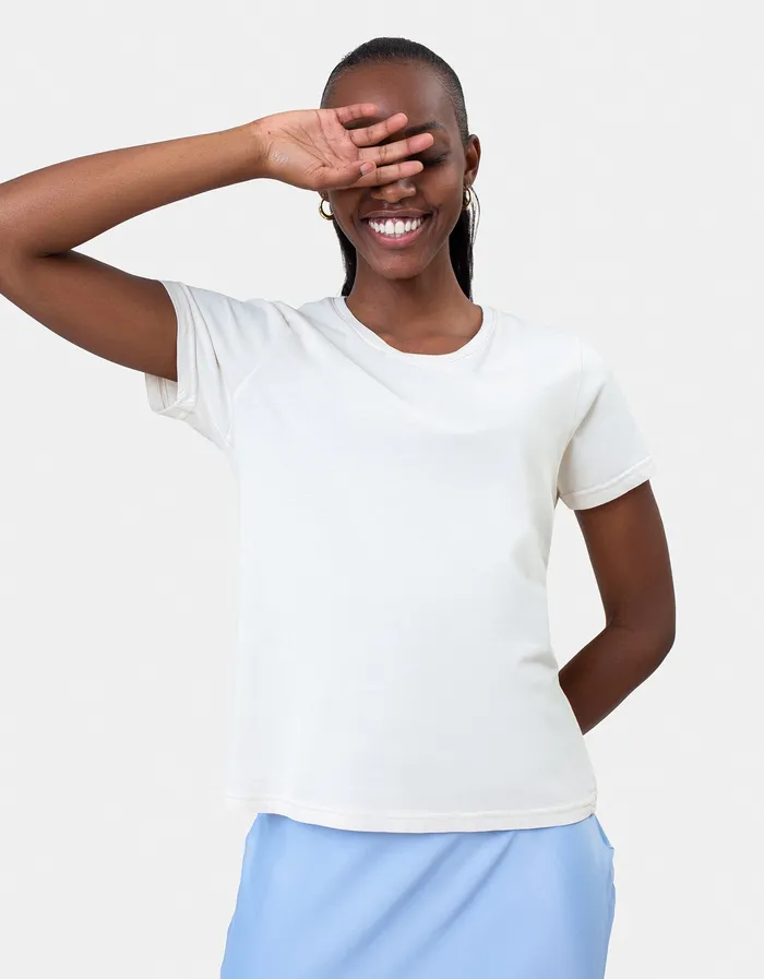 TShirts Colorfulstandard Women Women Light Organic Tee 8211 Optical White