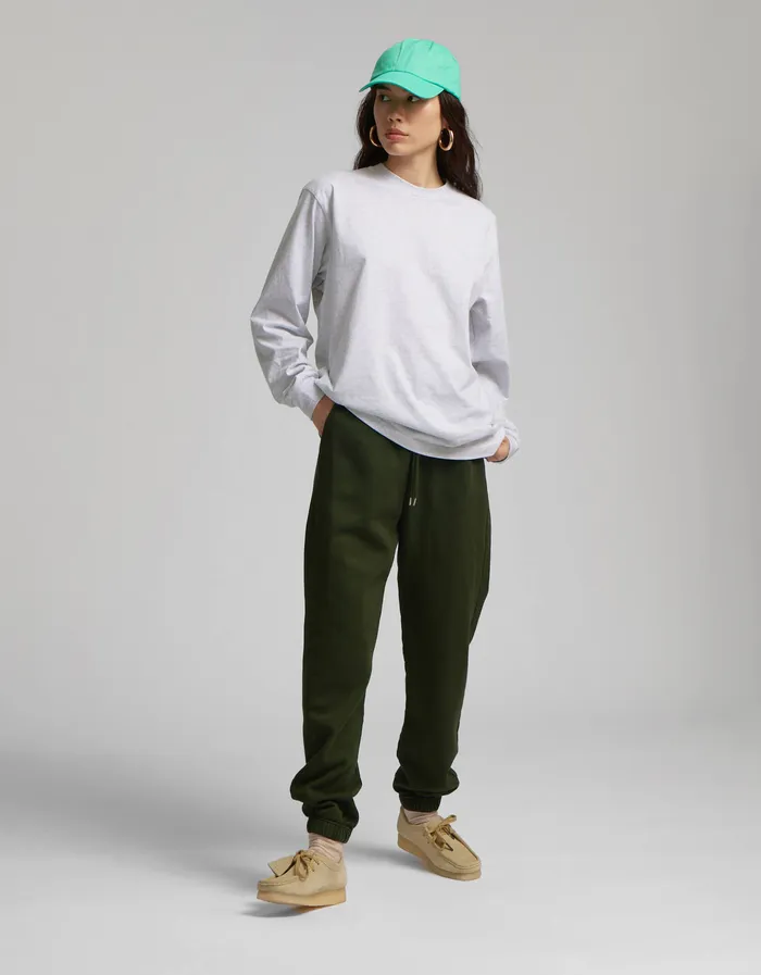 TShirts Oversized Organic LS TShirt 8211 Pine Green 8211 Colorfulstandard Women