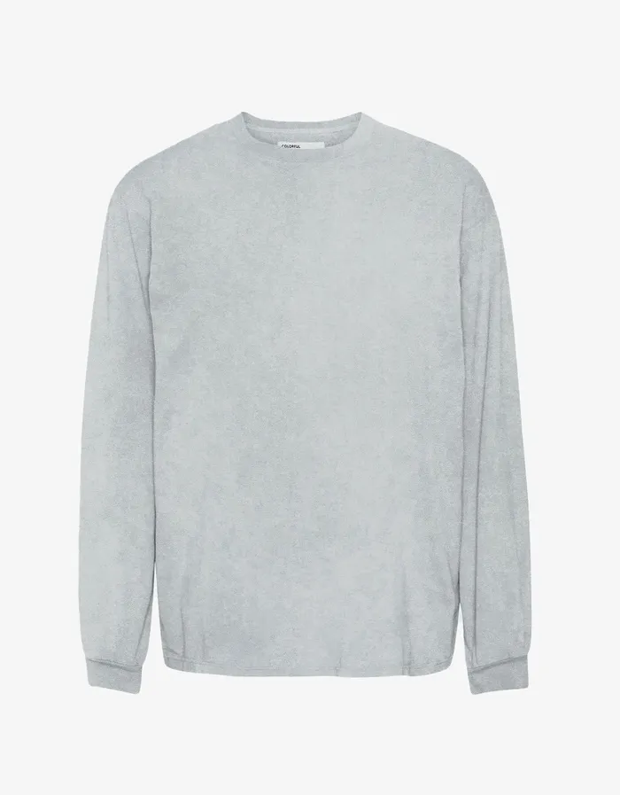 TShirts Women Colorfulstandard Oversized Organic LS TShirt 8211 Faded Grey