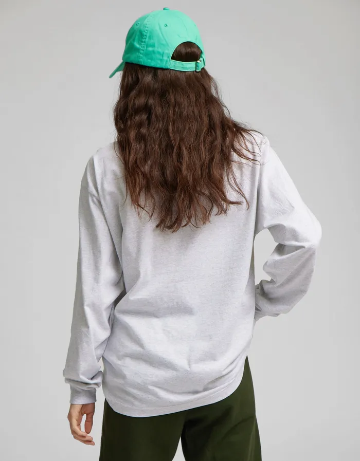 TShirts Women Colorfulstandard Oversized Organic LS TShirt 8211 Faded Grey