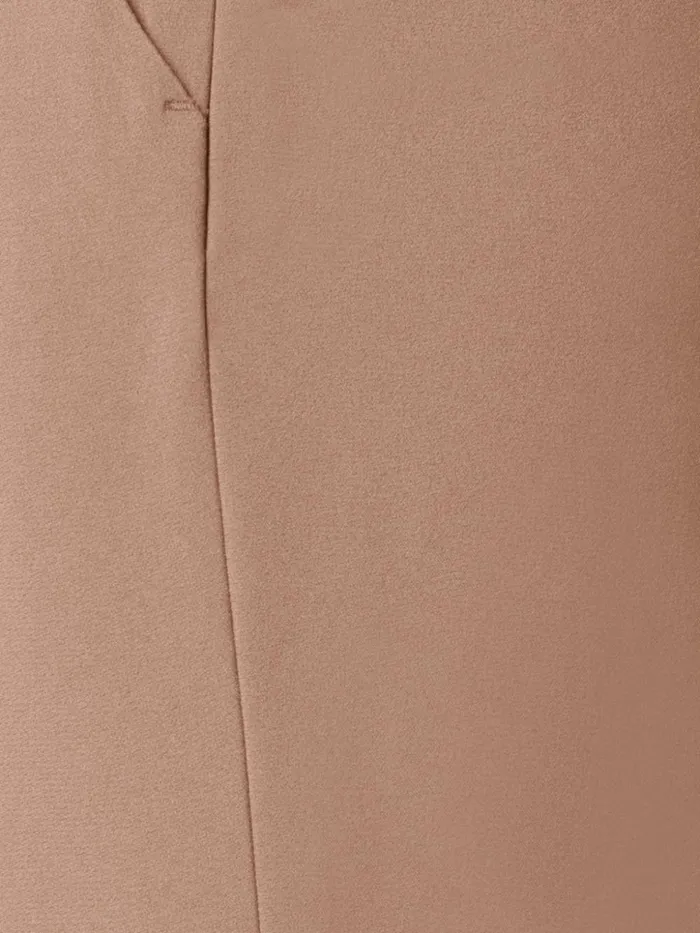 Tapered Crpe Pants With Elastic Back Sand Women Akris Pants