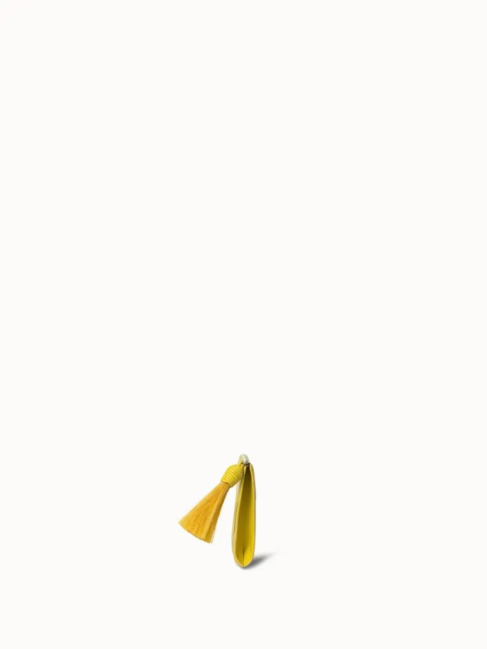 Tassle Pouch In Braided Trapezoids Candle Women Akris Clutches