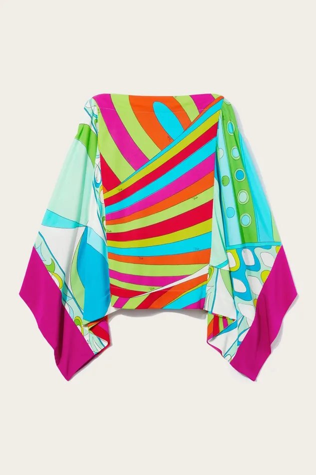 Tops And Shirts Women PUCCI IridePrint Kaftan Top