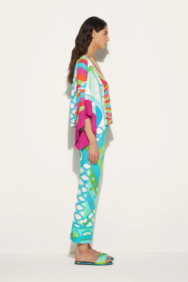Tops And Shirts Women PUCCI IridePrint Kaftan Top