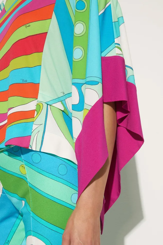 Tops And Shirts Women PUCCI IridePrint Kaftan Top