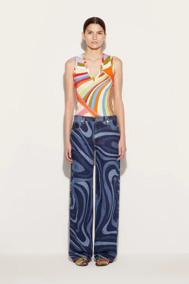 Tops And Shirts Women PUCCI IridePrint Tank Top