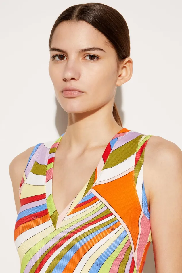 Tops And Shirts Women PUCCI IridePrint Tank Top