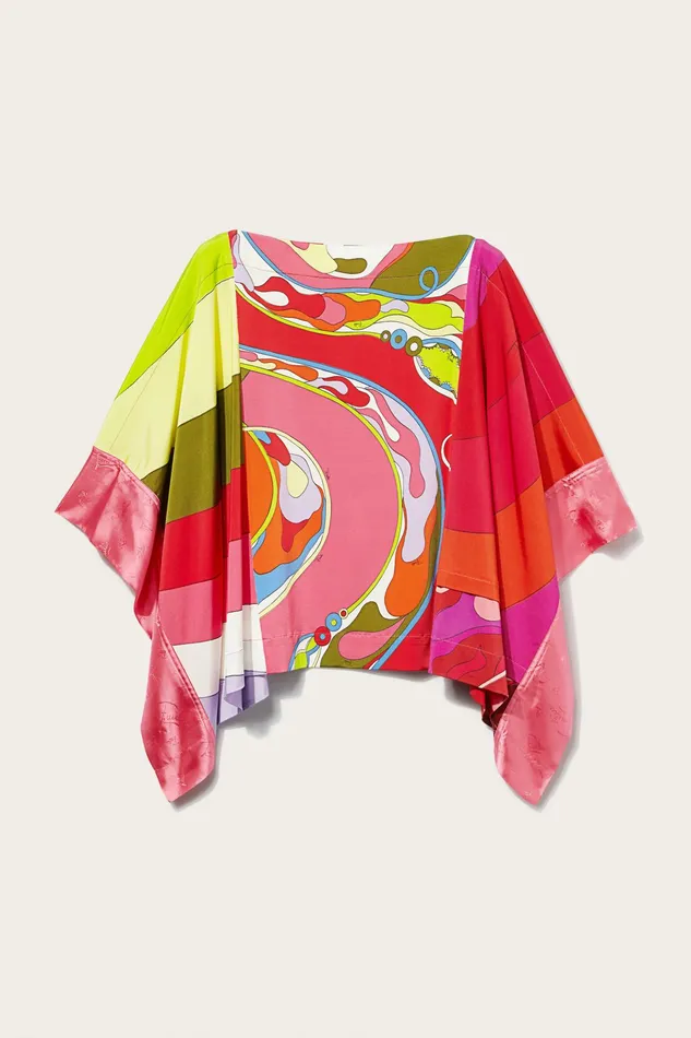 Tops And Shirts Women PUCCI OrchideePrint Kaftan Top