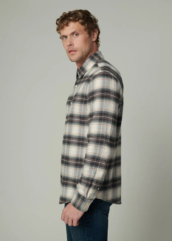 Tops Tees OLIVER FLANNEL SHIRT Agave Plaid 8211 Joe8217s Jeans Men