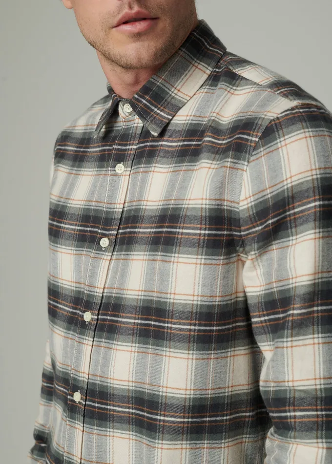 Tops Tees OLIVER FLANNEL SHIRT Agave Plaid 8211 Joe8217s Jeans Men