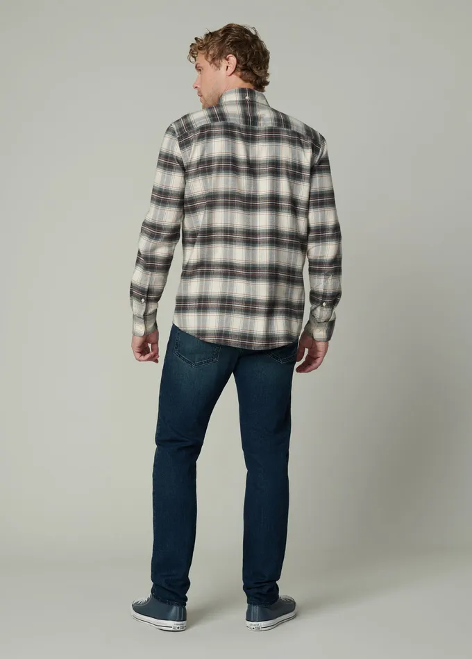 Tops Tees OLIVER FLANNEL SHIRT Agave Plaid 8211 Joe8217s Jeans Men
