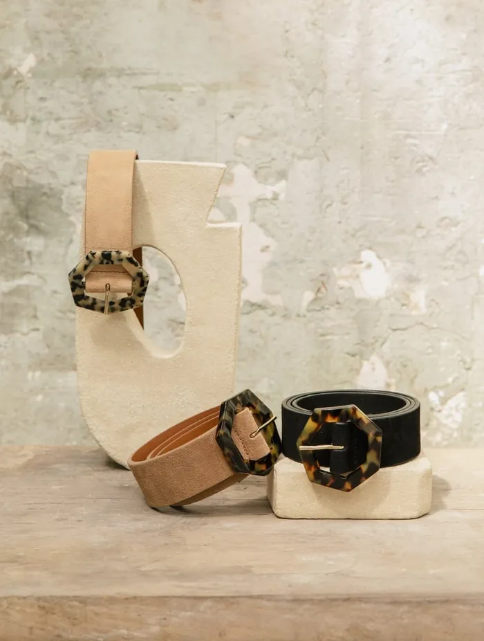 Trvise Sand Women Bobbies Belts