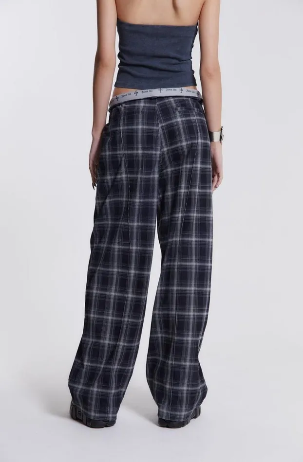 Trousers Women Jaded London Aphex Checked Trousers