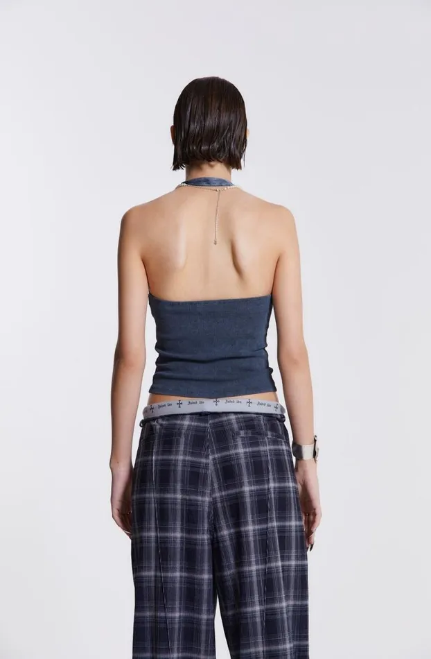 Trousers Women Jaded London Aphex Checked Trousers