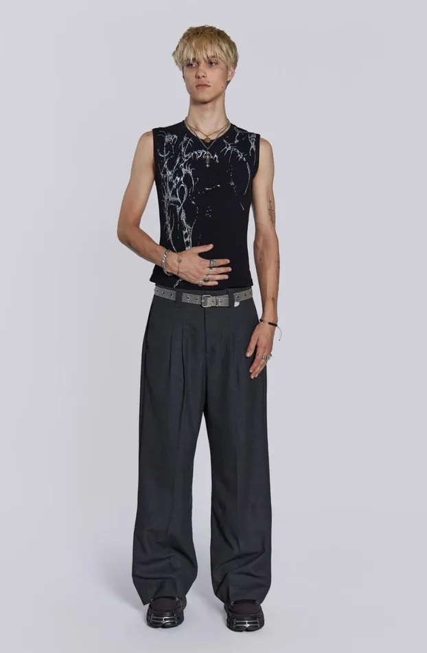 Vests Men Jaded London Astora Rib Tank