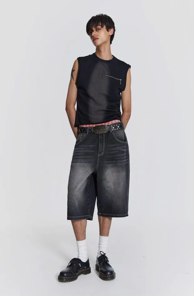 Vests Men Jaded London Shade Loopback Tank