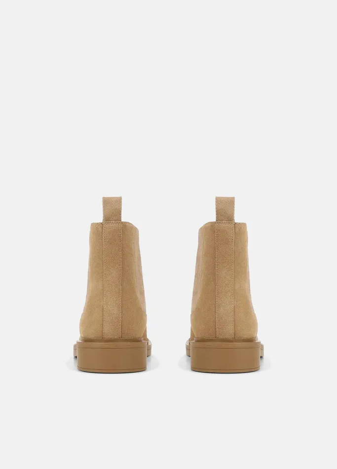 Vince Boots Men Erik Suede Chelsea Boot New Camel