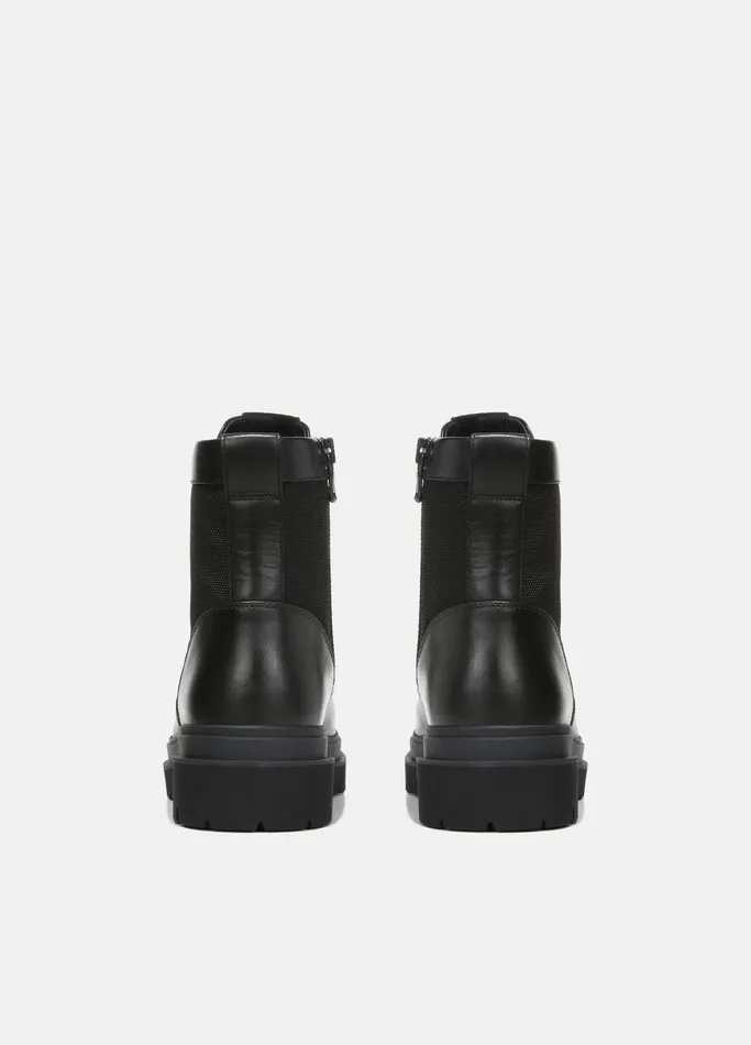 Vince Boots Men Raider Leather Boot Black