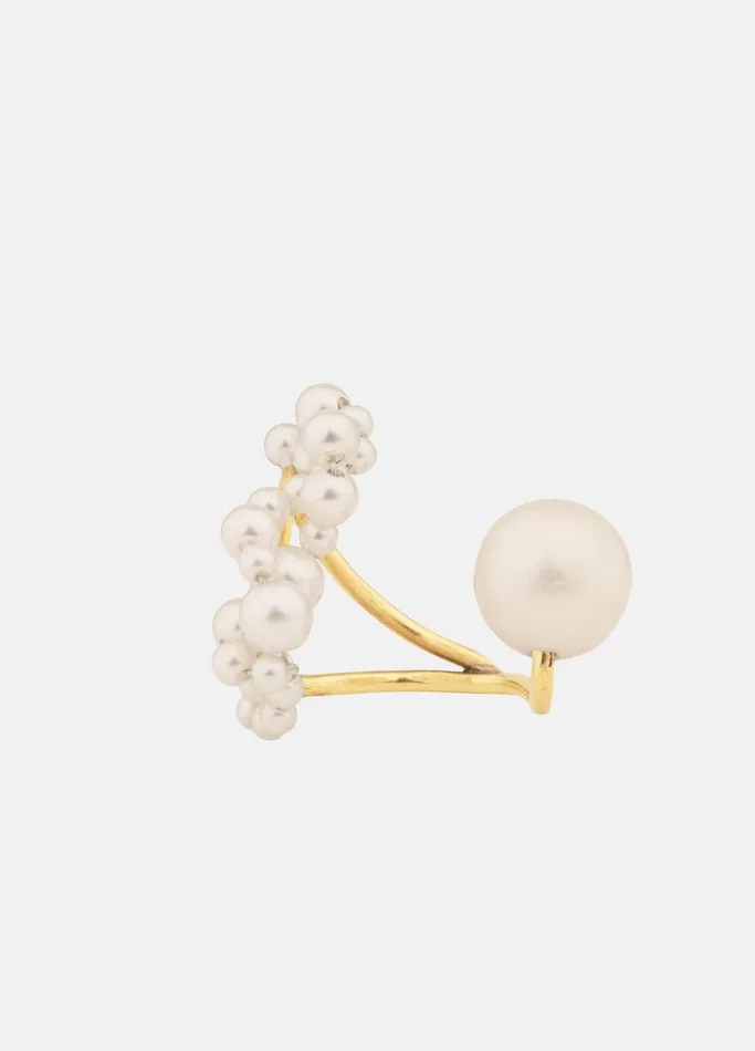 Vince Jewelry Women Completedworks Speaking To The Penguins Ring Pearl