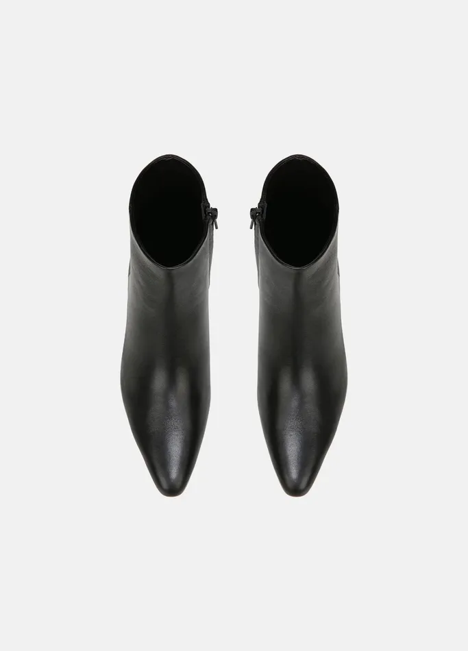 Vince Loafers and Mules Women Hilda Leather Ankle Boot Black