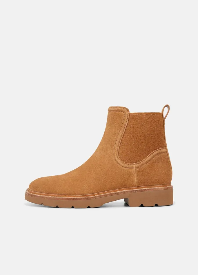 Vince Loafers and Mules Women Rue Suede Lug Boot Tan