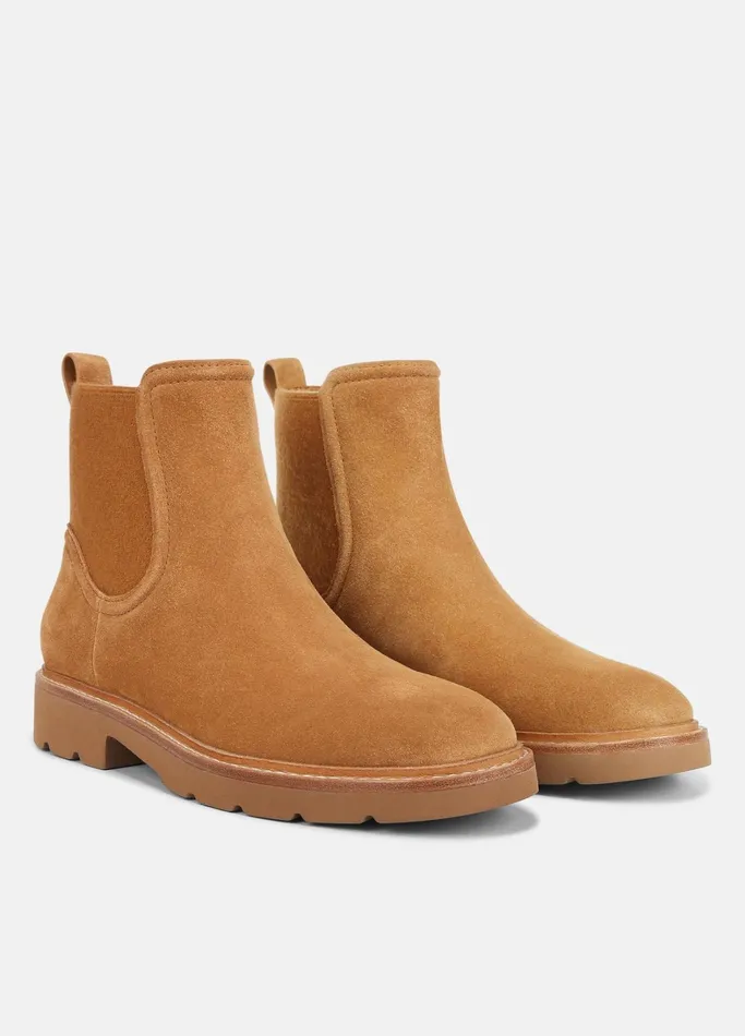 Vince Loafers and Mules Women Rue Suede Lug Boot Tan