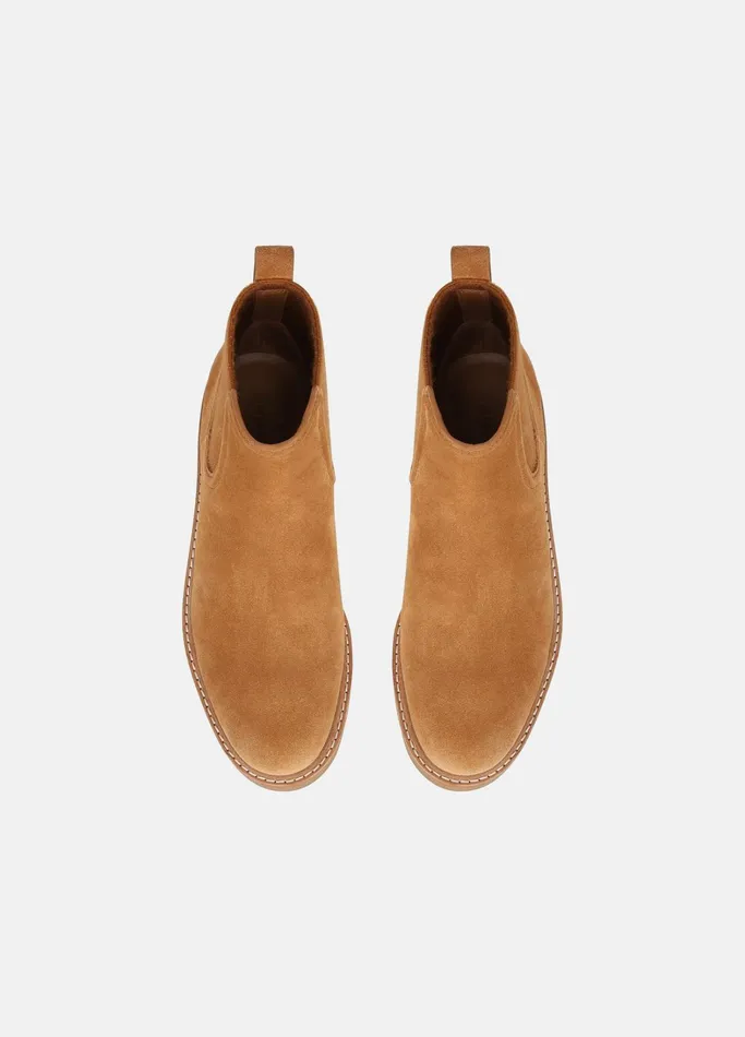 Vince Loafers and Mules Women Rue Suede Lug Boot Tan