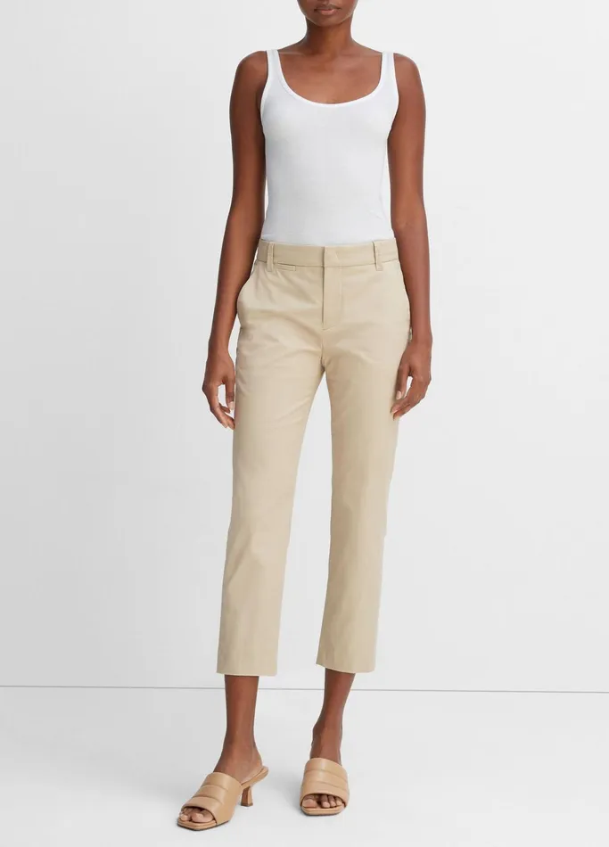 Vince Pants and Shorts Women Coin Pocket Chino Latte