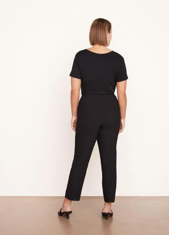 Vince Pants and Shorts Women Stitch Front Seam Legging Black