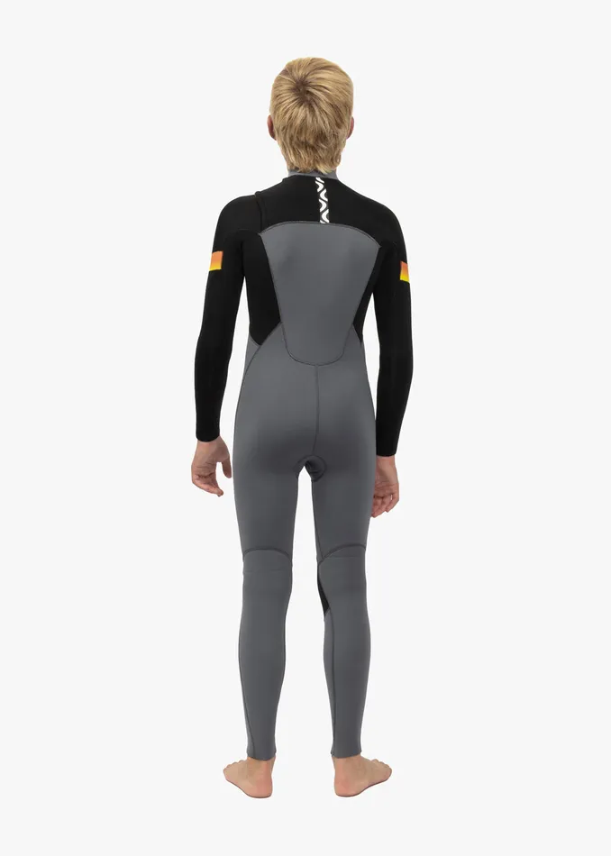 Vissla 7 Seas Boys Raditude 32 Full Chest Zip Wetsuit Gunmetal Youth Wetsuits Vissla 7 Seas Boys Raditude 32 Full Chest Zip Wetsuit Gunmetal Youth Wetsuits