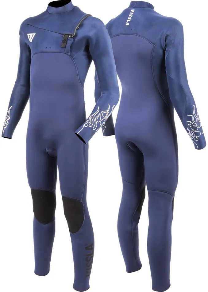 Vissla High Seas Boys Fire 32 Full Chest Zip Wetsuit DEEP ROYAL Youth Wetsuits Vissla High Seas Boys Fire 32 Full Chest Zip Wetsuit DEEP ROYAL Youth Wetsuits