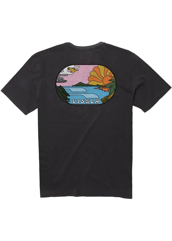 Vissla Premium Tees Men Portal Ss Pkt Tee Phantom