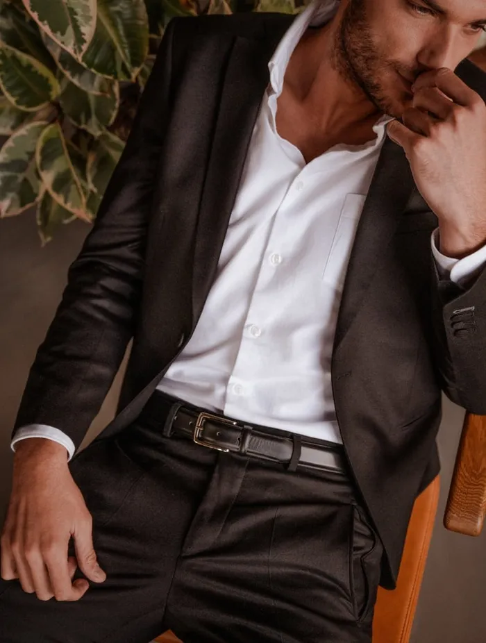Wagram Perfect Black Men Bobbies Belts