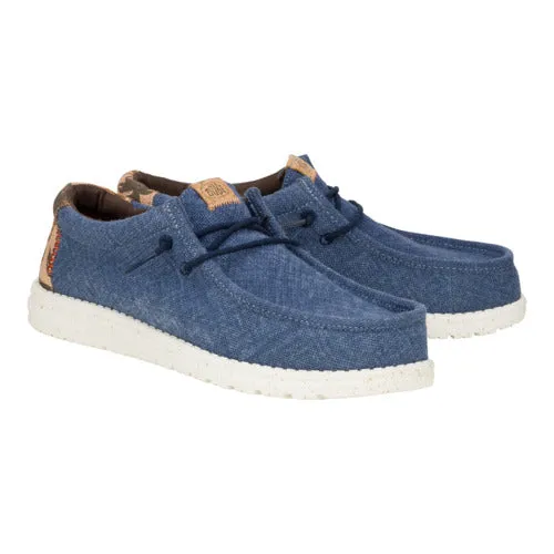 Wally Wally Palm Jute Navy BlazerChili Red 8211 heydude Apparel