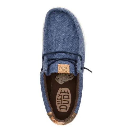 Wally Wally Palm Jute Navy BlazerChili Red 8211 heydude Apparel