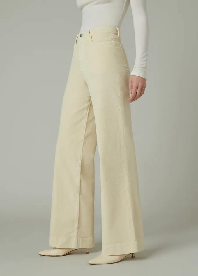 Wide Leg Joe8217s Jeans Women THE MIA Creme Brulee