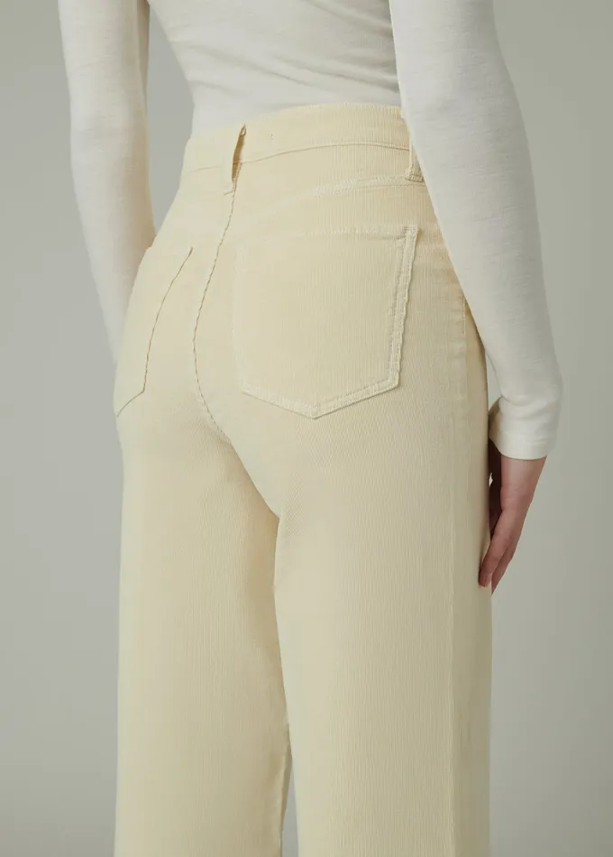Wide Leg Joe8217s Jeans Women THE MIA Creme Brulee