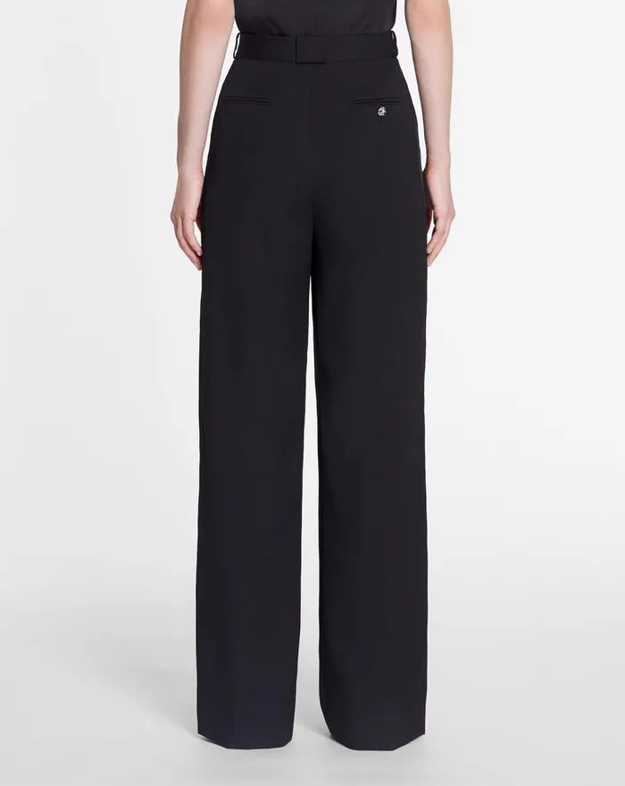 Wide Leg Pants Black Women Lanvin Pants Wide Leg Pants Black Women Lanvin Pants